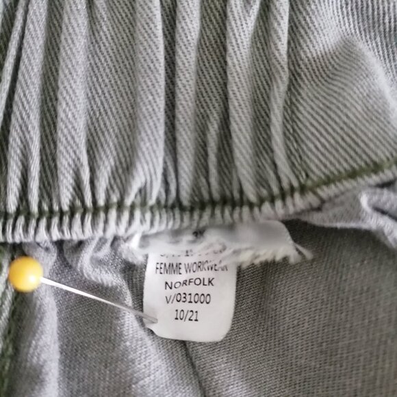 Old Navy Womens Gray High Rise Flat Front Pockets Bermuda Shorts Plus Size 3X - Picture 6 of 6